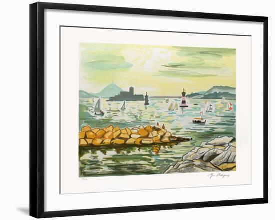 Marseille : Le Château d'If-Yves Brayer-Framed Limited Edition