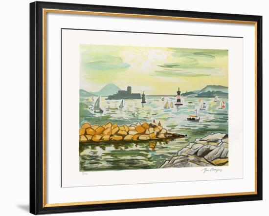 Marseille : Le Château d'If-Yves Brayer-Framed Limited Edition