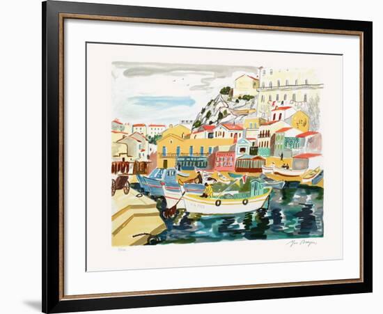 Marseille : Le Vallon des Auffes-Yves Brayer-Framed Limited Edition