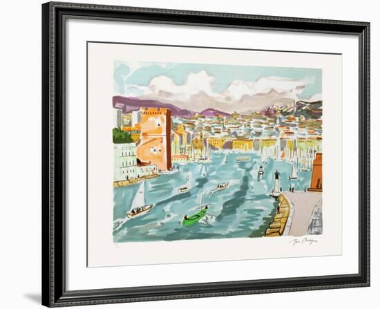 Marseille : le Vieux-Port-Yves Brayer-Framed Limited Edition