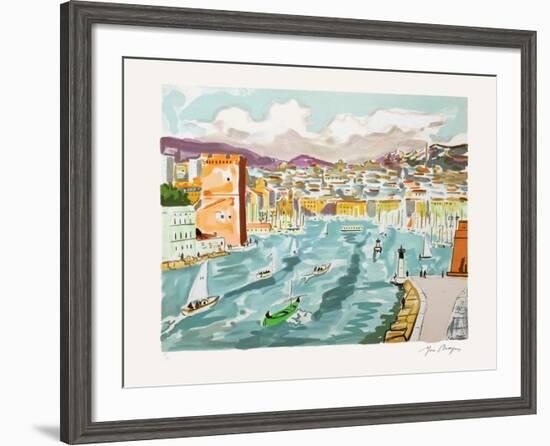 Marseille : le Vieux-Port-Yves Brayer-Framed Limited Edition