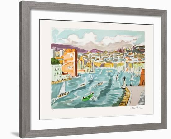 Marseille : le Vieux-Port-Yves Brayer-Framed Limited Edition