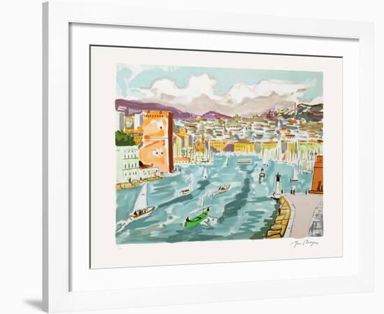 Marseille : le Vieux-Port-Yves Brayer-Framed Limited Edition