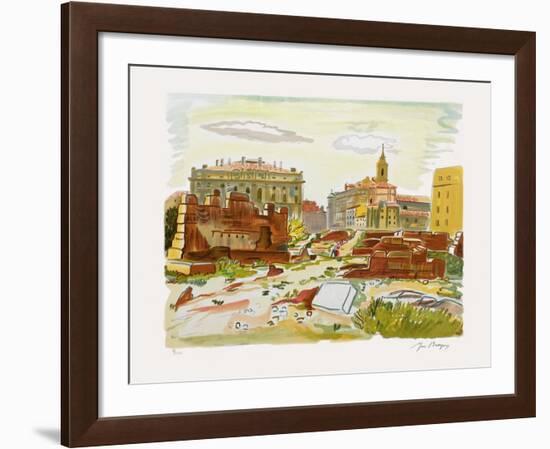 Marseille : les fouilles de Massalia-Yves Brayer-Framed Limited Edition