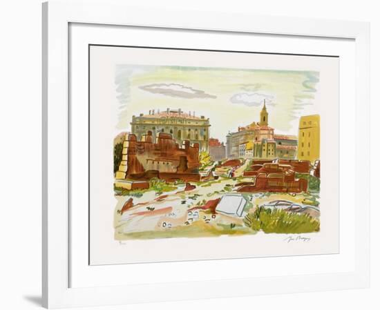 Marseille : les fouilles de Massalia-Yves Brayer-Framed Limited Edition