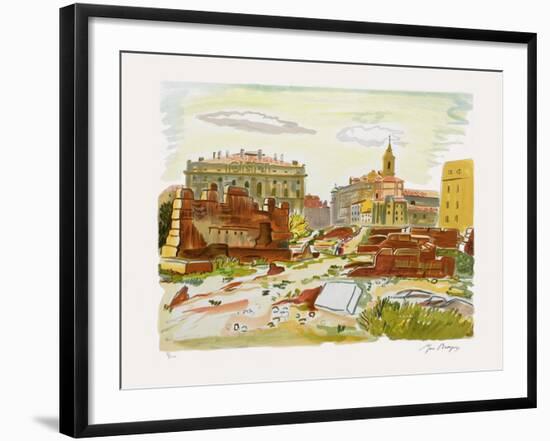 Marseille : les fouilles de Massalia-Yves Brayer-Framed Limited Edition