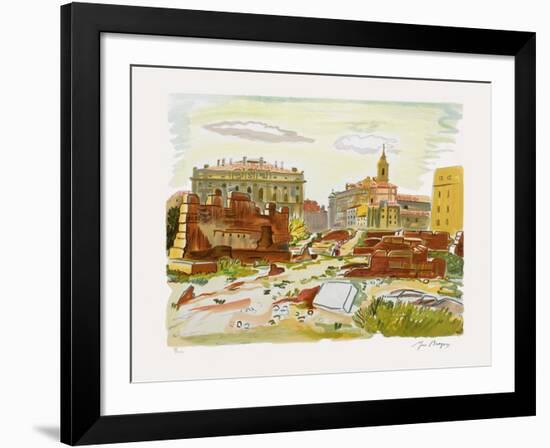 Marseille : les fouilles de Massalia-Yves Brayer-Framed Limited Edition