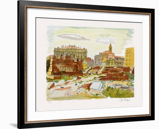 Marseille : les fouilles de Massalia-Yves Brayer-Framed Limited Edition