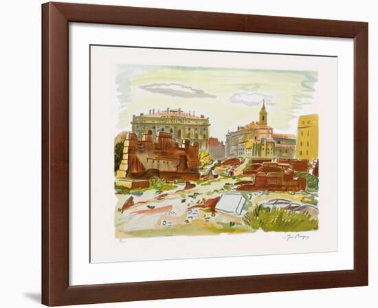 Marseille : les fouilles de Massalia-Yves Brayer-Framed Limited Edition