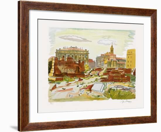 Marseille : les fouilles de Massalia-Yves Brayer-Framed Limited Edition