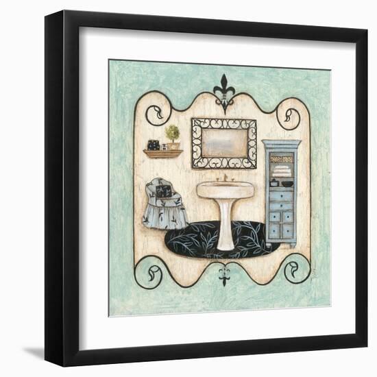 Marseille Vacation III-Janet Tava-Framed Art Print