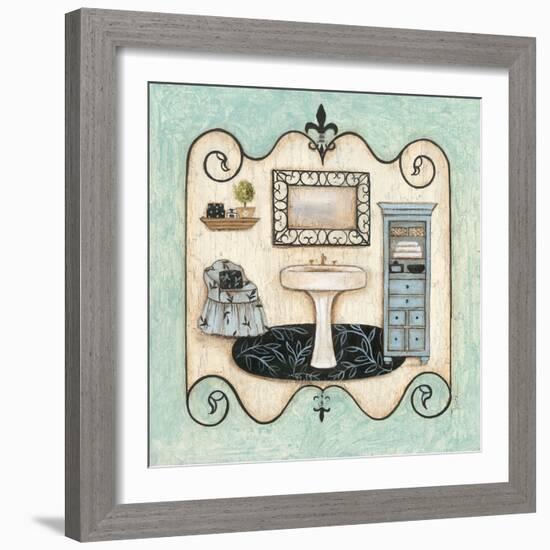 Marseille Vacation III-Janet Tava-Framed Art Print