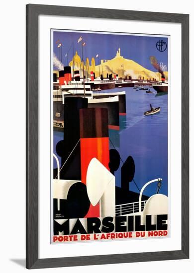 Marseille-Roger Broders-Framed Art Print