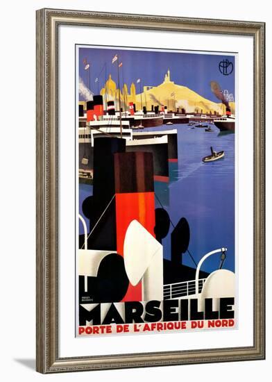 Marseille-Roger Broders-Framed Art Print