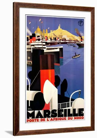 Marseille-Roger Broders-Framed Art Print