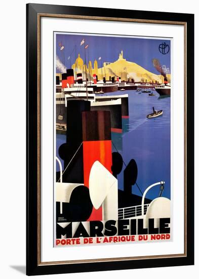 Marseille-Roger Broders-Framed Art Print