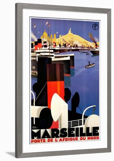 Marseille-Roger Broders-Framed Art Print