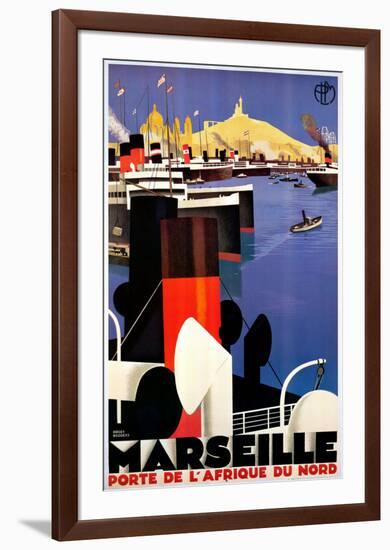 Marseille-Roger Broders-Framed Art Print