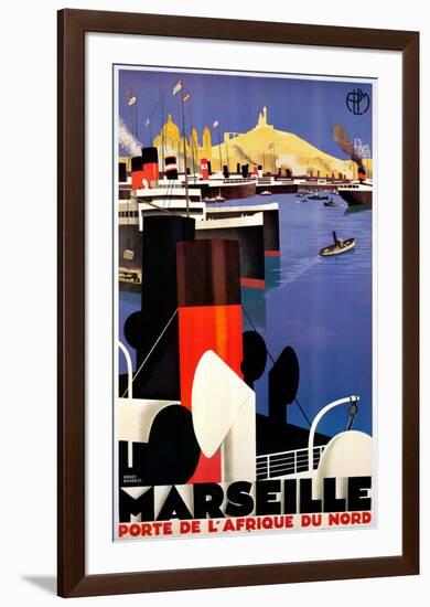 Marseille-Roger Broders-Framed Art Print