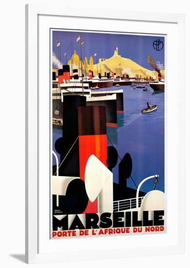 Marseille-Roger Broders-Framed Art Print