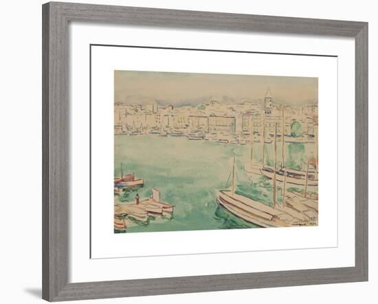 Marseille-Albert Marquet-Framed Premium Giclee Print