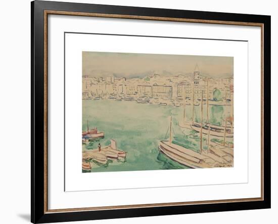 Marseille-Albert Marquet-Framed Premium Giclee Print