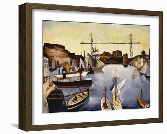 Marseilles Harbour-Christopher Wood-Framed Giclee Print