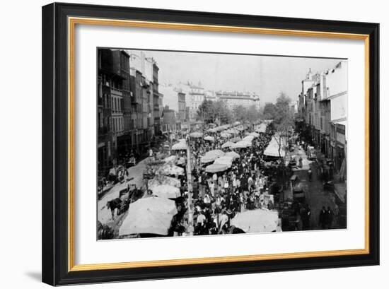 Marseilles the Market of the Julien Course-Brothers Seeberger-Framed Photographic Print