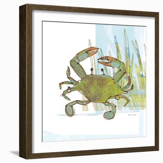 Marsh Crab-Robbin Rawlings-Framed Art Print