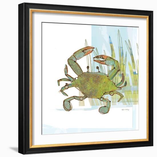 Marsh Crab-Robbin Rawlings-Framed Art Print