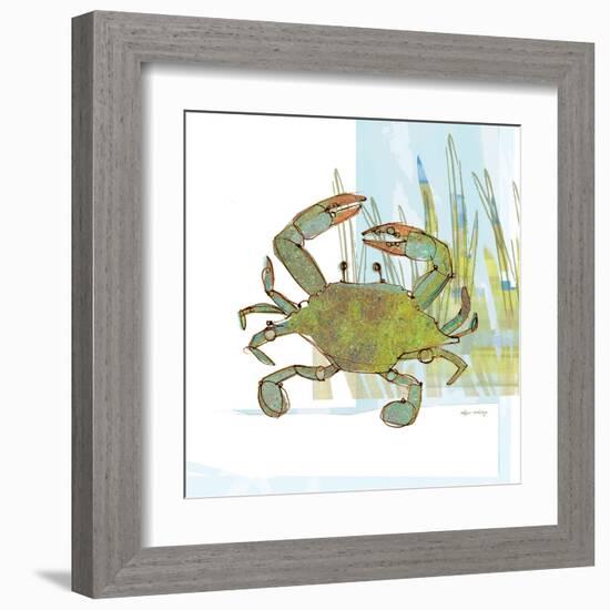 Marsh Crab-Robbin Rawlings-Framed Art Print