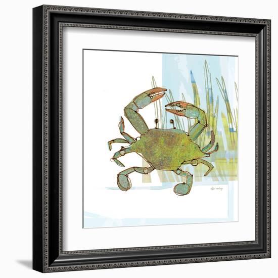 Marsh Crab-Robbin Rawlings-Framed Art Print