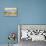 Marsh Egrets VI Dark Sand-Phyllis Adams-Framed Stretched Canvas displayed on a wall