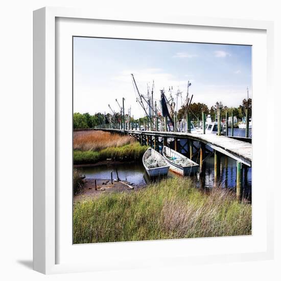 Marsh Harbor Square II-Alan Hausenflock-Framed Photographic Print