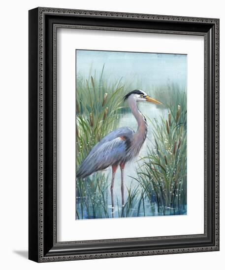 Marsh Heron I-Tim O'toole-Framed Premium Giclee Print