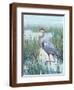 Marsh Heron II-Tim O'toole-Framed Art Print