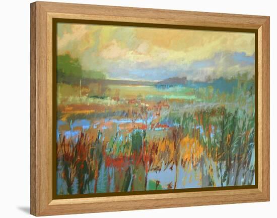 Marsh in May-Jane Schmidt-Framed Stretched Canvas