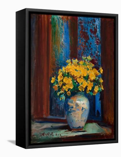 Marsh Marigolds, 1909 (Oil on Canvas)-Leon Wyczolkowski-Framed Premier Image Canvas