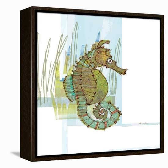 Marsh Seahorse Grass-Robbin Rawlings-Framed Stretched Canvas