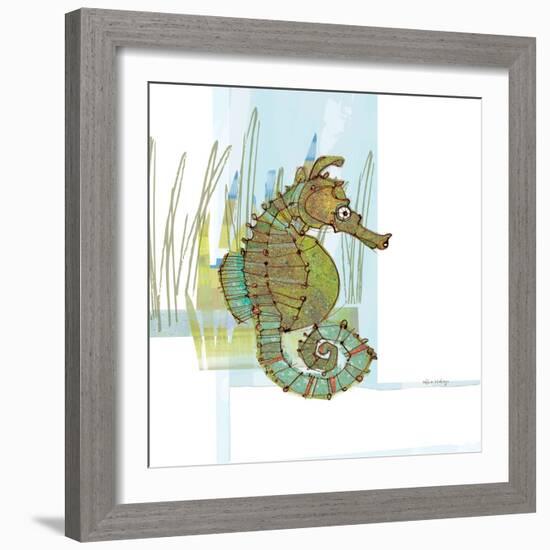 Marsh Seahorse Grass-Robbin Rawlings-Framed Art Print