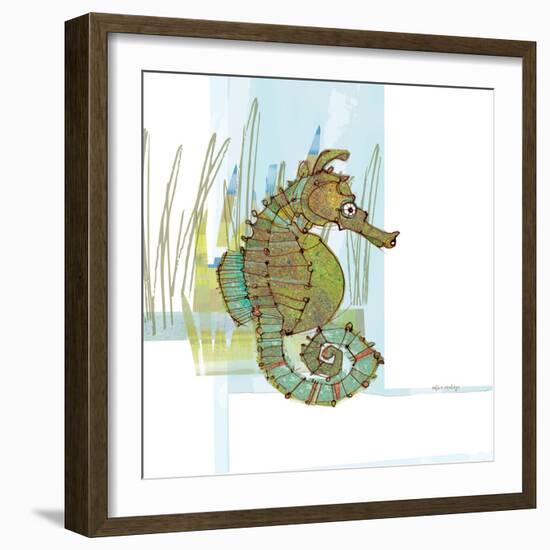 Marsh Seahorse Grass-Robbin Rawlings-Framed Art Print