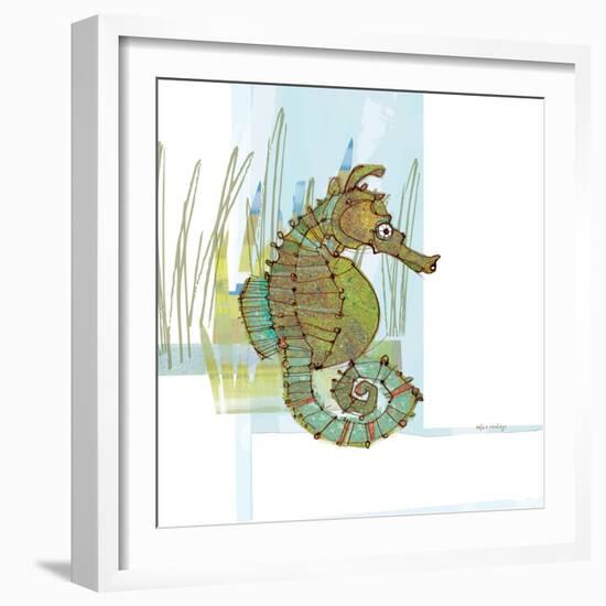 Marsh Seahorse Grass-Robbin Rawlings-Framed Art Print