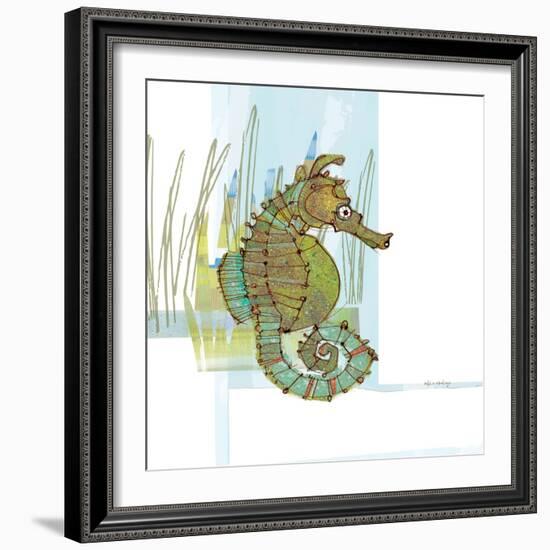 Marsh Seahorse Grass-Robbin Rawlings-Framed Art Print