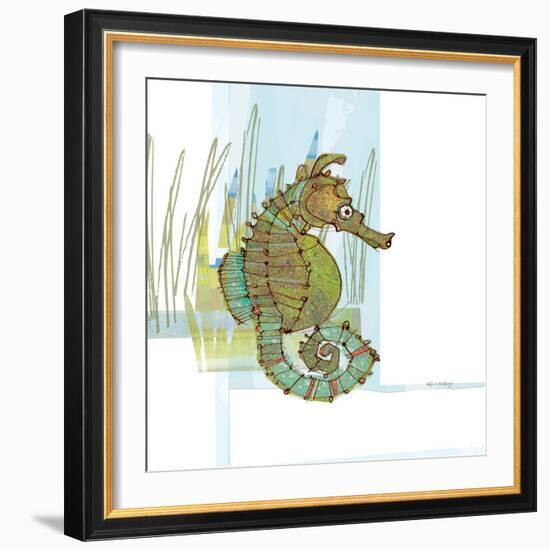 Marsh Seahorse Grass-Robbin Rawlings-Framed Art Print