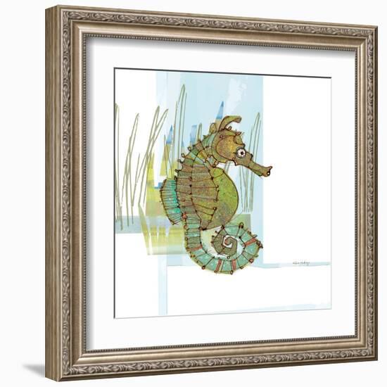 Marsh Seahorse Grass-Robbin Rawlings-Framed Art Print