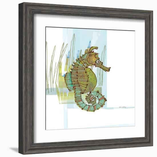 Marsh Seahorse Grass-Robbin Rawlings-Framed Art Print