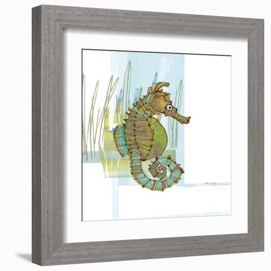 Marsh Seahorse Grass-Robbin Rawlings-Framed Art Print