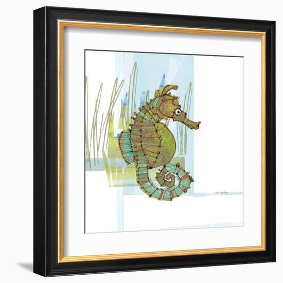 Marsh Seahorse Grass-Robbin Rawlings-Framed Art Print