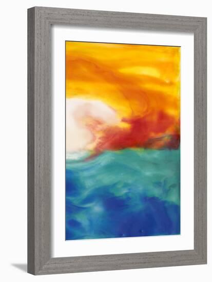 Marsh Sunrise II-Alicia Ludwig-Framed Art Print