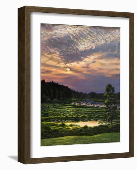 Marsh Sunset-Bruce Dumas-Framed Giclee Print